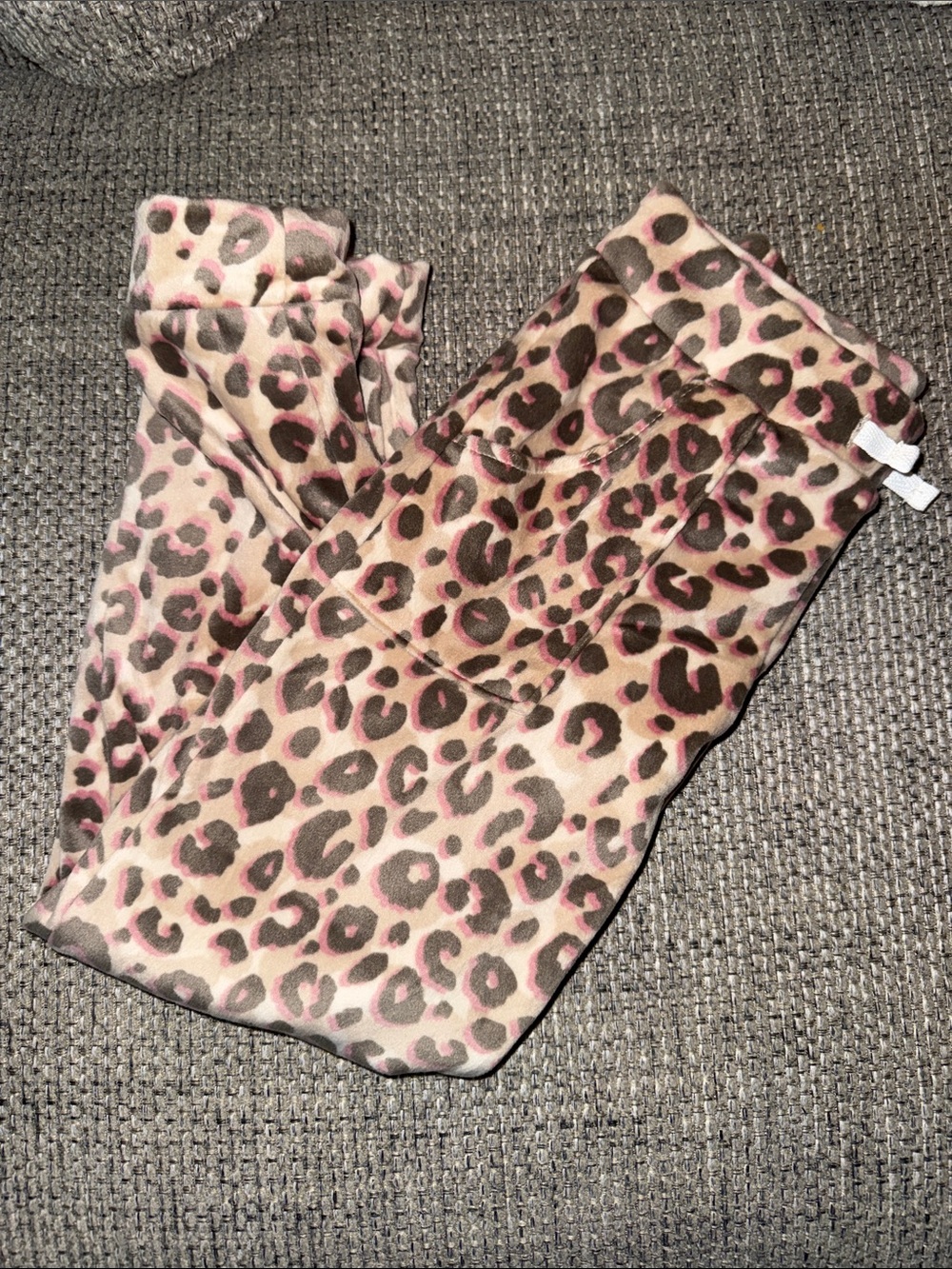 Cat & Jack Pink & Brown Leopard Print joggers